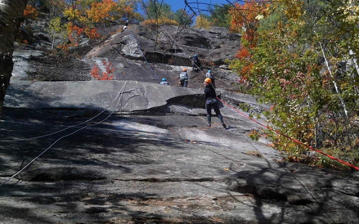 rock climbing in maine